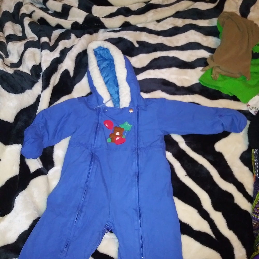 Vintage baby snowsuit